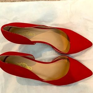 Red formal heels excellent condition